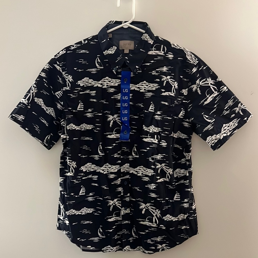⭐️ 3/$40 ⭐️ NWT Jachs New York Casual button Down - Size Large